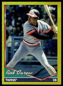 2024 Topps Archives Baseball Yellow Foilboard #265 - Rod Carew - Picture 1 of 2