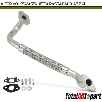 Nueva línea de retorno de aceite turbocompresor para Volkswagen Jetta 2006-2008 Passat Audi 2,0 L Foto 1 de 4