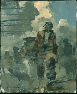 ASHLEY WOOD - Adventure Kartel art book PIN UP original OIL on Canvas- BOX ART - Picture 1 of 3