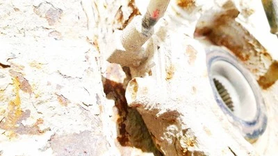 Sensor ABS (SENSOR DE VELOCIDAD DE RUEDA ABS) delantero ri #2214320-37 Hyundai Santa Fe 2006 Foto 1 de 4