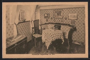 AK Hildesheim, Bürgerzimmer um 1840, Knochenhauer-Amtshaus, Kunstgewerbehaus  - Picture 1 of 2