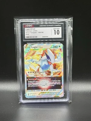 ✨✨ CGC 10 Lugia VSTAR 139/195 SWSH Silver Tempest Pokemon Card - Image 1 of 2