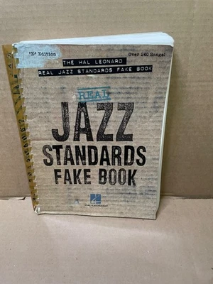 Hal Leonard Real Jazz Standards Fake Book E Flat Edition Paperback Over 240 Song - Image 1 of 4
