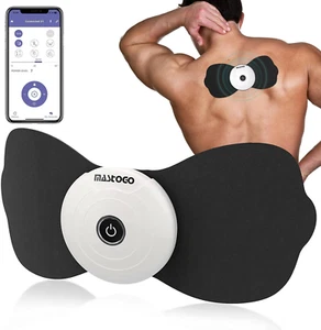 Kabelloses TENS & EMS Gerät Rückenschmerzlinderung Massagegerät - APP-gesteuert Bluetooth EM - Bild 1 von 12