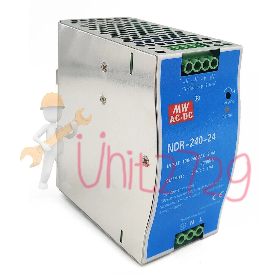 1PCS   V10A240W AC to DC track switching power supply  NDR-240-24~ - Image 1 of 1