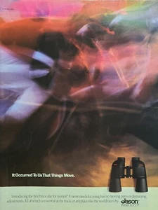 Vintage Print Ad 1990 Jason Perma Focus Binocular for Motion **See Descr** - Picture 1 of 2