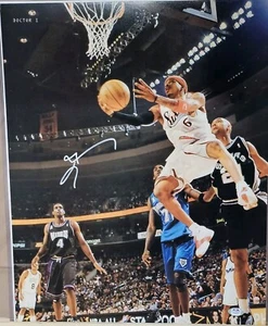 Allen Iverson Autographed Signed 16x20 Photo Philadelphia 76ers PSA COA - Picture 1 of 3