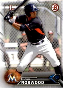 John Norwood 2016 Bowman Prospect Card #BP27 - Picture 1 of 2