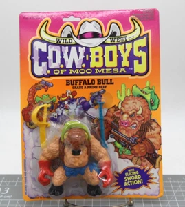 1991 Hasbro Wild West Cowboys of Moo Mesa Buffalo Bull Sealed Package - Picture 1 of 8