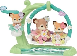 Sylvanian Families Baby Deer Doll EPOC Japan Swing Set - Picture 1 of 5