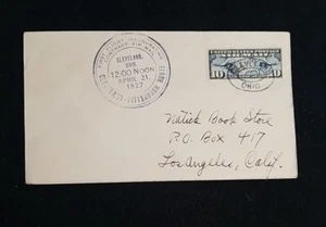 US 1927 CAM 11 Cleveland to Pittsburgh Route Air Mail First Flight Cover - Picture 1 of 2