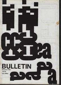 Institute of Contemporary Arts (ICA) London Bulletin Nov 1965 No 152 Schwitters - Picture 1 of 6