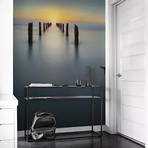 Bedroom WALLPAPER Wall Mural "sea Infinity" photomural picture beach sea fog - Picture 1 of 7