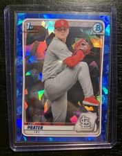 2020 Bowman Draft Sapphire Levi Prater 1st St. Louis Cardinals #BD-125 Chrome