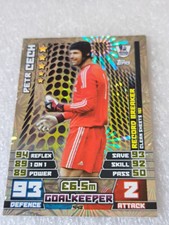 MATCH ATTAX CARD - 2014/15 PETR CECH - RECORD BREAKER - CHELSEA GOALKEEPER.
