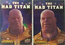 2018 Upper Deck Avengers Infinity War Trading Card Set of 10 MAD TITAN Thanos