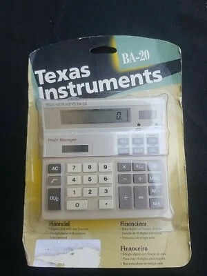 Brand New Texas Instruments TI BA-20 Profit Manager Calculator Sealed - Image 1 of 3