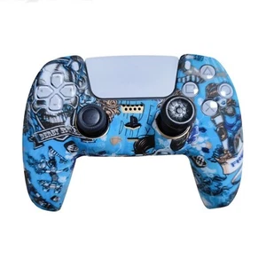 Gaming Skin Rubber Case Cover Protection Sony Anti-Slip PS5 Dualsense Controller - Picture 1 of 4