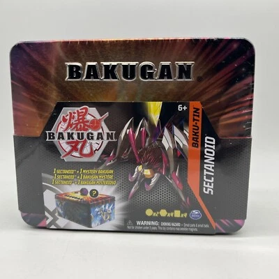 FÁBRICA LACRADA Bakugan Sectanoid Baku-Tin & Mystery Figure Collectors Storage - Imagem 1 de 3