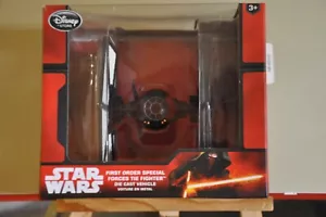 Star Wars First Order Special Forces Tie Fighter Die Cast Vehicle Disney Store - Picture 1 of 4