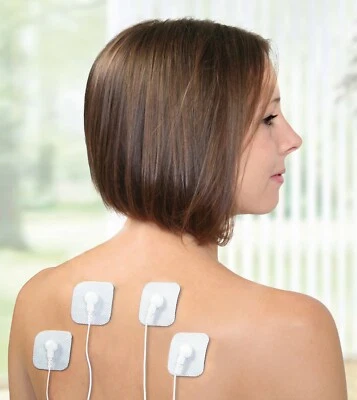 Pads und/oder Kabel für Reizstromgerät Tens selbstklebend wiederverwendbar - Bild 1 von 4