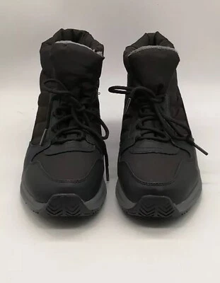 Eddie Bauer Botas Mujer 11 Balasana Negro Con Cordones Invierno Zapato Piel Forrado Tobillo Foto 1 de 4