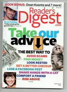 Reader's Digest Magazine August 2009 Brad Paisley Coral Reefs Advice to Live By - Picture 1 of 4