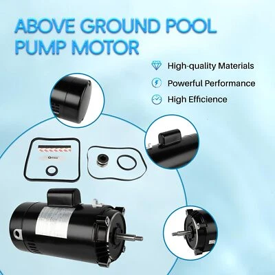 UST1202 SP2615X20 3450RPM w/GO-KIT-3 2HP Pool Pump Motor Kit For Super Pump - Image 1 of 4