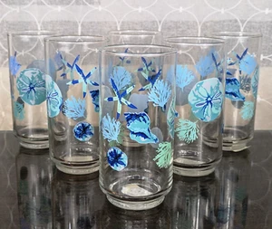 6er Set (sechs) Shore Living Glassia Gläser Muscheln Ocean Royal Norfolk 16oz - Bild 1 von 8