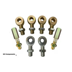 Ladder Bar Rod End Kit (5/8 Economy Front) (5/8 Solid Rear) 5/8 M To F Adjuster - Picture 1 of 6