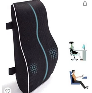 Memory Foam Lumbar Support Cushion for Home Office Car Seat Back Chair Pillow US - Picture 1 of 8