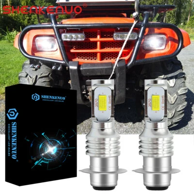 Faros LED H6M P15D bombillas 6000K para Suzuki Eiger 400 Vinson 500 2002-2007 Foto 1 de 4