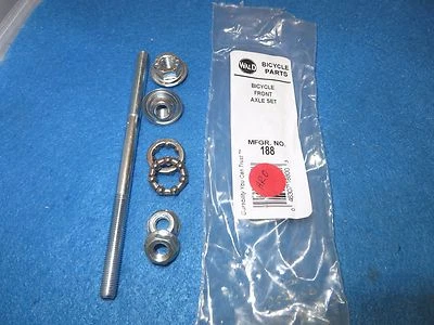 Wald # 188 Bicycle Front 5/16" Axle Set made for Vintage Bikes - New - Image 1 of 4
