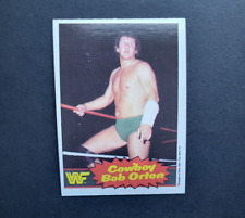1985 OPC WWF Wrestling COWBOY BOB ORTON RC Rookie Card RC #12