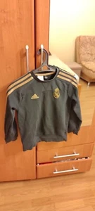 Adidas Real Madrid CF Football Sweater Jumper Boys Size S 9-10 Years - Picture 1 of 11