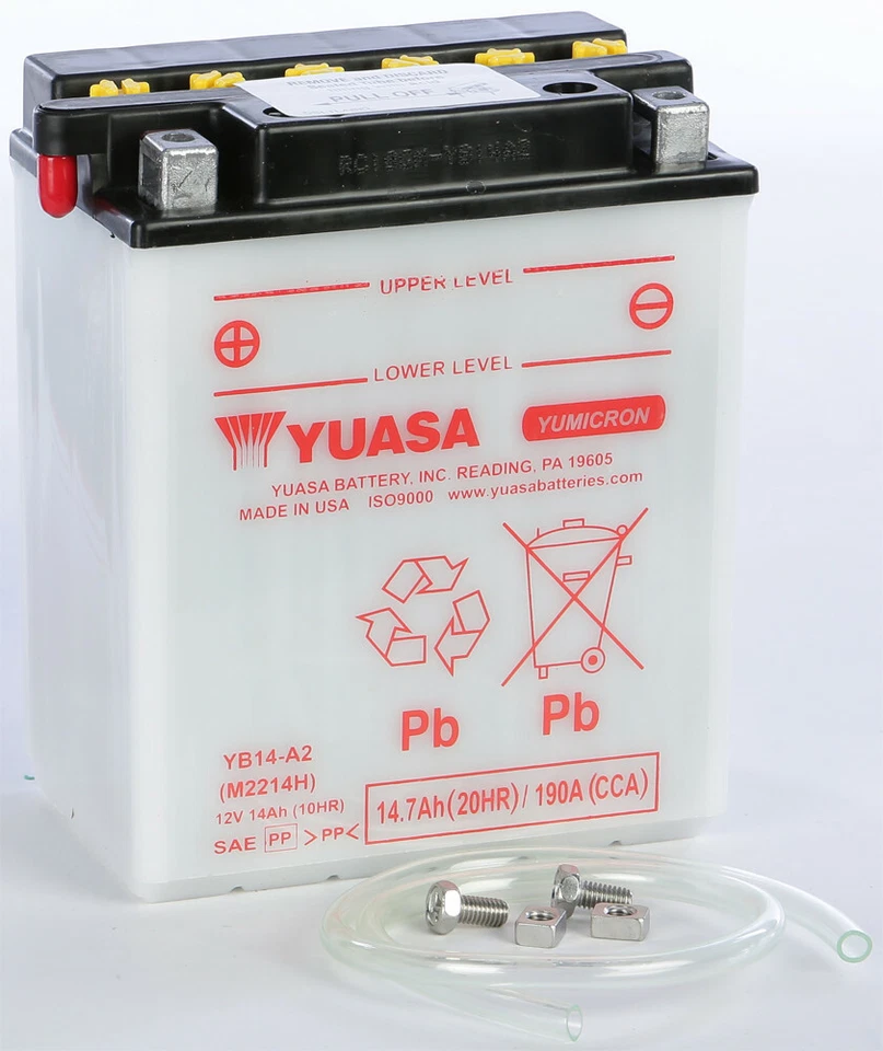 Batería Yuasa Yumicron YB14-A2 YUAM2214H Foto 1 de 1