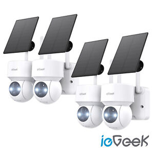 ieGeek 3MP Überwachungskamera Aussen Solar Kamera WLAN Outdoor Humanoiderkennung