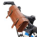 Produktbild - Bike Bag, PU Leather Classic Retro Bicycle Bag Bike Rack Bag Storage Tool