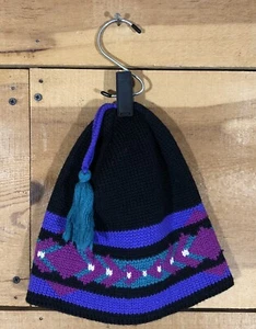Vintage Wigwam Mills Snow Beanie Hat Retro Ski Hiking Outdoors Trail Made USA - Picture 1 of 9