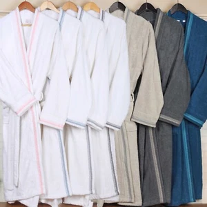 Vestido de baño de oropel turco algodón kimono terry mujer hombre unisex adultos - Imagen 1 de 50