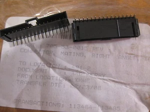 5x 705-53-0015 Headers & Wire Housings 16 POSITION HEADER Right Angle 0705530015 - Picture 1 of 3