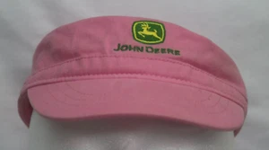 John Deere by Success Adjust Hook and Loop 100% Cotton Short Bill Cadet Cap Hat - Picture 1 of 5