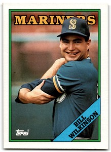1988 Topps Bill Wilkinson Rookie Seattle Mariners #376