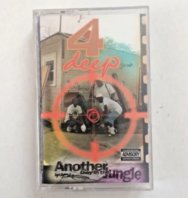 4 Deep Another Day in the Jungle 1993 Houston TX G-Funk Cassette Tape - Image 1 of 2