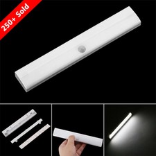 10LED PIR Motion Sensor Lights 120° Wireless Wardrobe Cabinet Closet Night Lamps