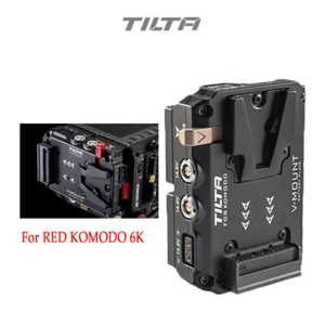 Piastra batteria adattatore attacco BP a V doppia fotocamera Tilta adatta per RED KOMODO 6K - Foto 1 di 9