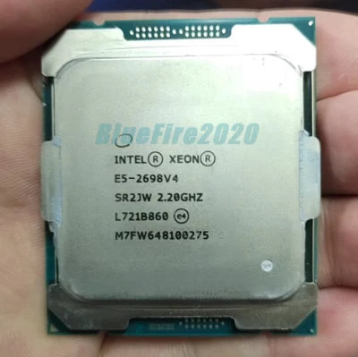 Intel Xeon E5-2698 V4 SR2JW 2.2GHz 20-Cores 40-Threads 50MB 135W LGA2011-3 CPU - Image 1 of 4