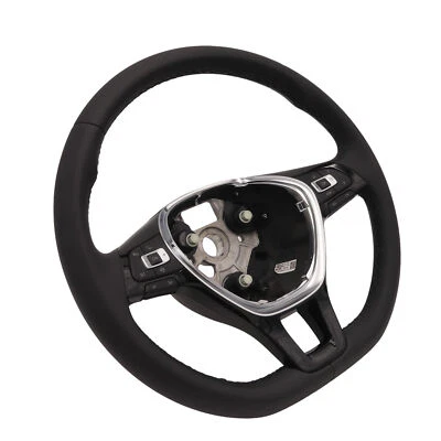 Multifunktionslenkrad Leder Lenkrad VW Tiguan II AD1 Allspace BW2 schwarz - Bild 1 von 4