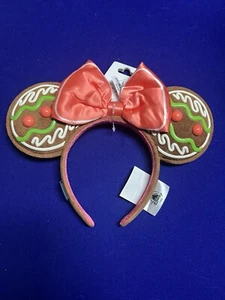 2024 Disney Parks Disney Eats Collection Gingerbread Ears Headband New - Picture 1 of 8