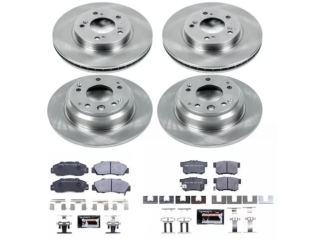 Front and Rear Brake Pad and Rotor Kit For 1996-1999 Isuzu Oasis 1997 KV563ZH - Image 1 of 1